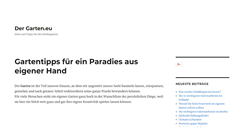Desktop Screenshot of der-garten.eu